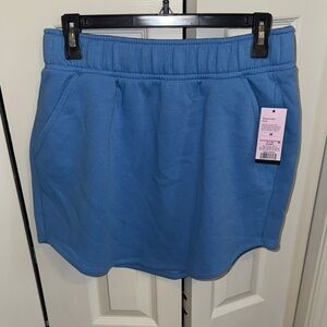 NWT Blue Women's Casual Fleece Skirt